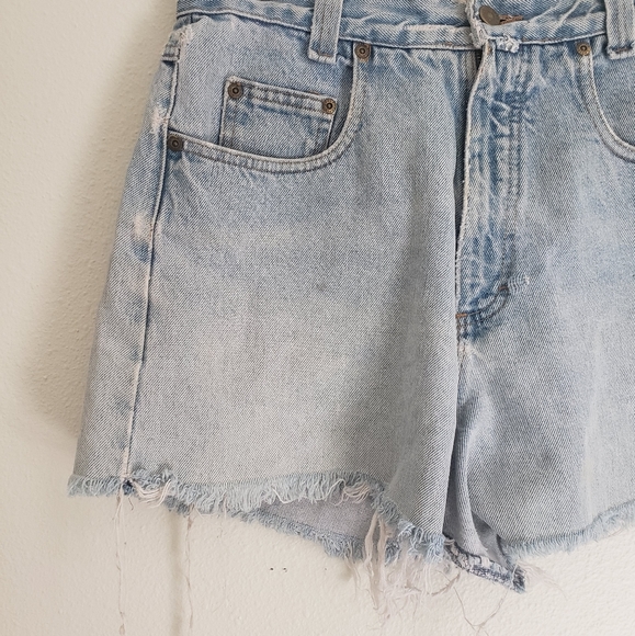 HLD Vintage 90s Trashed Denim Shorts - Picture 2 of 10